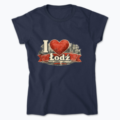 I love Łódź PRL - Koszulka damska