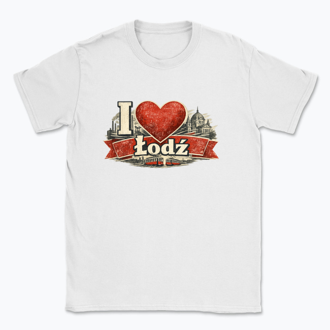 I love Łódź PRL - T-shirt