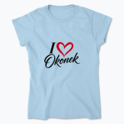 I love Okonek - Koszulka damska
