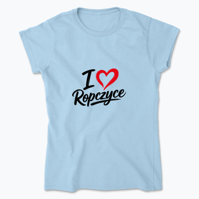 I love Ropczyce - Koszulka damska