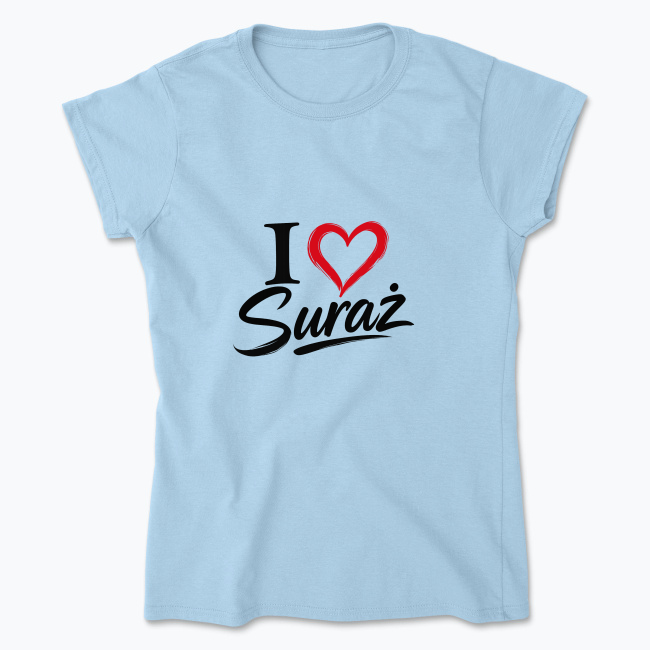 I love Suraż - Koszulka damska