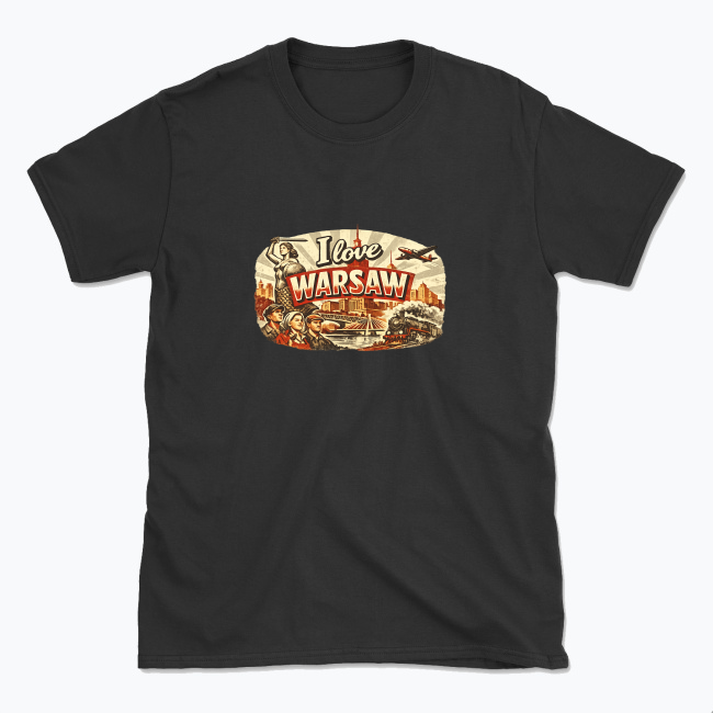 I love Warsaw PRL - T-shirt