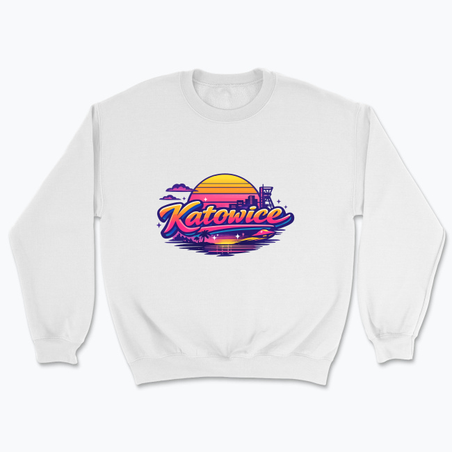 Katowice Lofi Sunset - Bluza