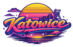 Alternative view of Katowice Lofi Sunset - T-shirt