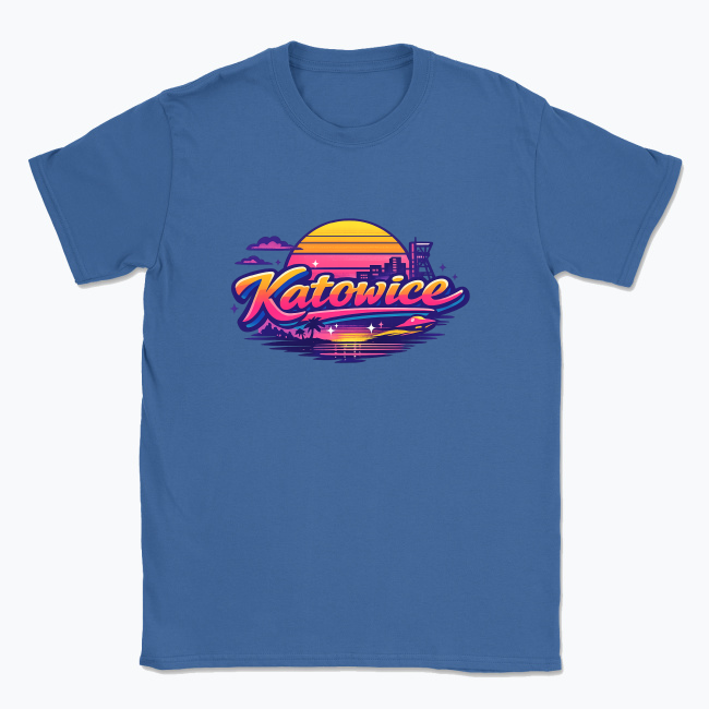 Katowice Lofi Sunset - T-shirt