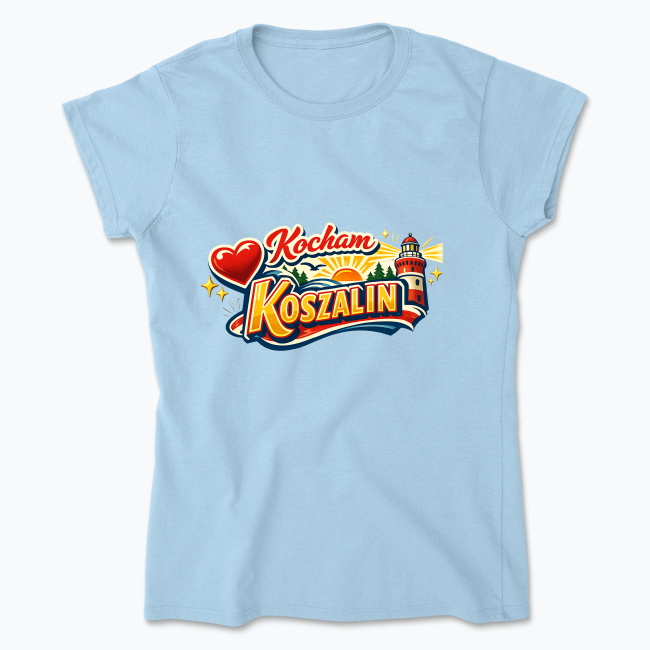 Kocham Koszalin - Retro - Koszulka damska