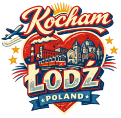 Alternative view of Kocham Łódź Poland - Torba
