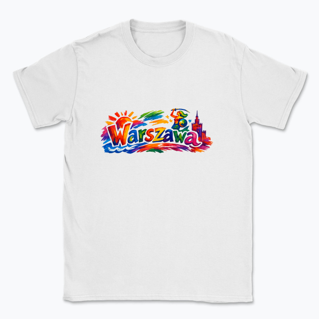 Kolorowa Warszawa - T-shirt