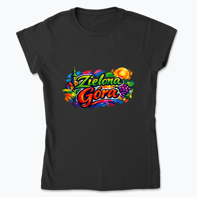 Kolorowa Zielona Góra - Koszulka damska