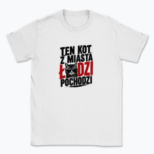 Kot z miasta Łodzi - T-shirt