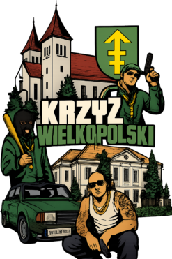 Alternative view of Krzyż Wielkopolski Game - T-shirt