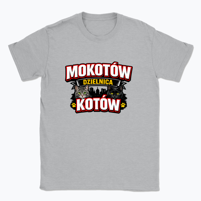 Mokotów Dzielnica Kotów - T-shirt