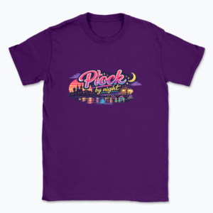 Płock by night lofi - T-shirt