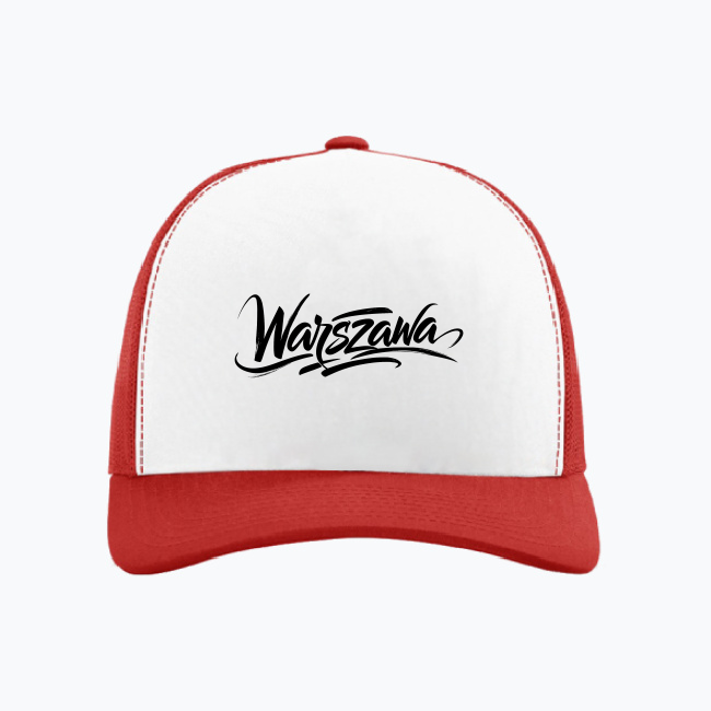 Warszawa Calipgraphy - Czapka z daszkiem