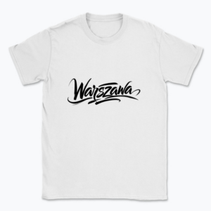 Warszawa Calipgraphy - T-shirt