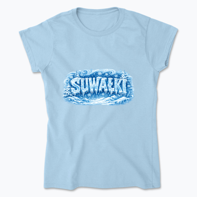 Zimne Suwałki - Koszulka damska