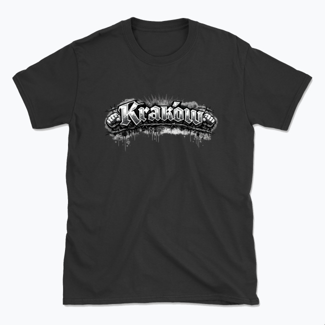 Kraków Respect The Locals - T-shirt - obrazek 3