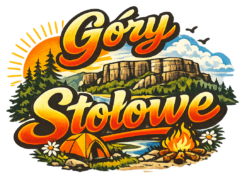 Alternative view of Góry Stołowe z zachodem słońca - T-shirt