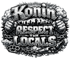 Alternative view of Konin graffiti tribute to locals - Bluza