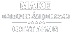 Alternative view of Make Ostrowiec Świętokrzyski great again - Koszulka damska