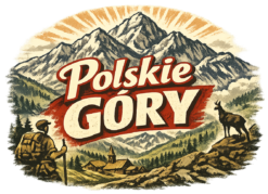 Alternative view of Polskie Góry in vintage style - T-shirt