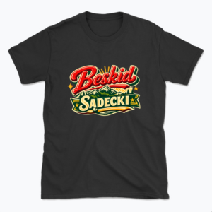 Beskid Sądecki travel poster design - T-shirt