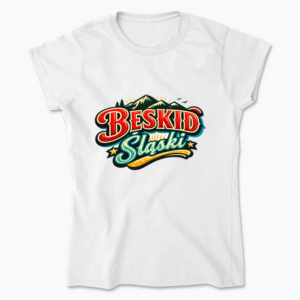 Beskid Śląski in kitsch style - Koszulka damska