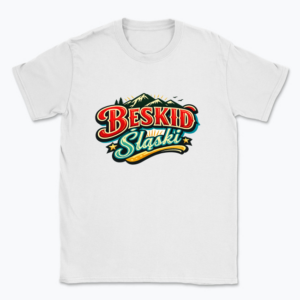 Beskid Śląski in kitsch style - T-shirt