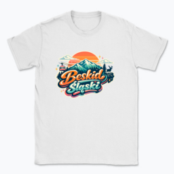 Beskid Śląski mountain retro design - T-shirt
