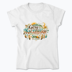 Boho styled Góry Kaczawskie design - Koszulka damska