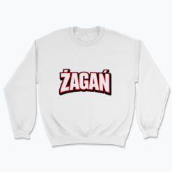 Bold 3D typographic art of Żagań - Bluza