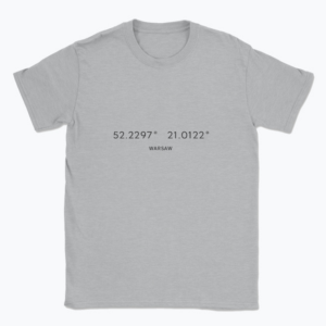 GeoWarsaw - T-shirt