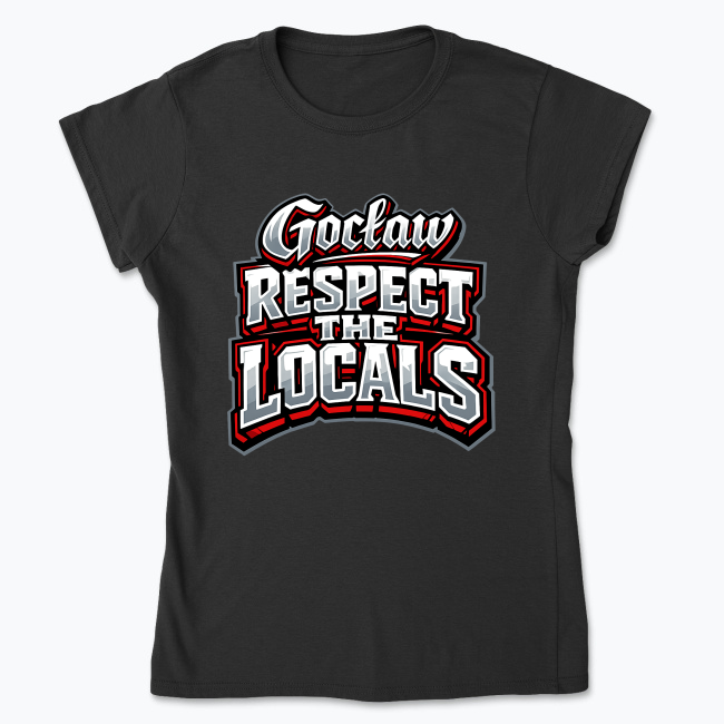 Gocław respect the locals design - Koszulka damska