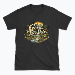 Góry Izerskie mountain landscape design - T-shirt