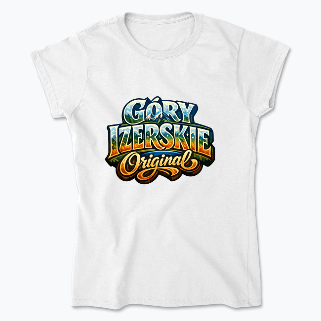 Góry Izerskie original - Koszulka damska