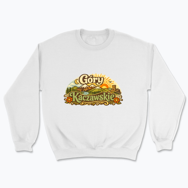 Góry Kaczawskie in retro style - Bluza