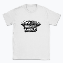 Grajewo graffiti with bold message - T-shirt