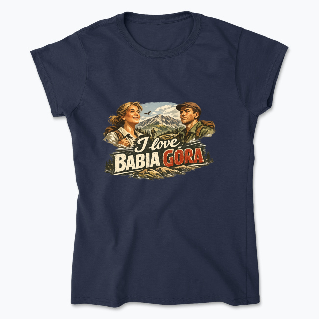 I love Babia Góra design - Koszulka damska