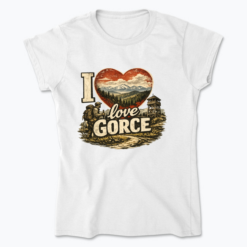 I love Gorce vintage design - Koszulka damska