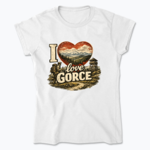 I love Gorce vintage design - Koszulka damska