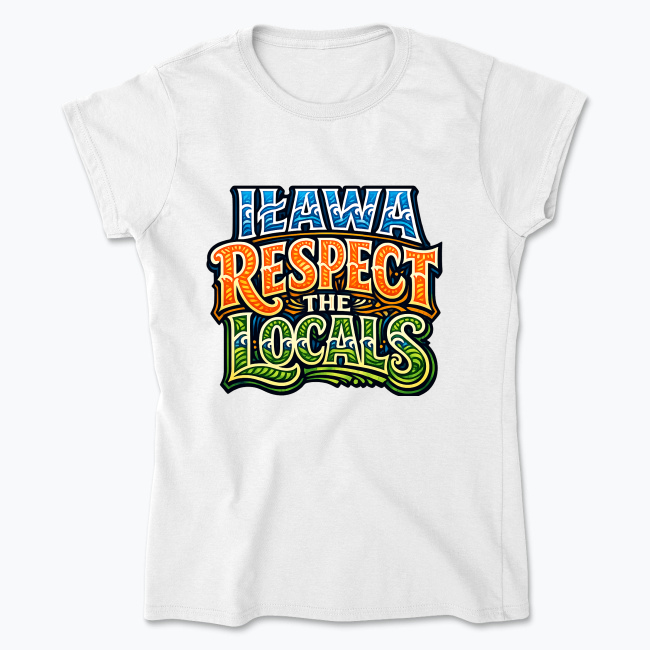 Iława respect the locals design - Koszulka damska