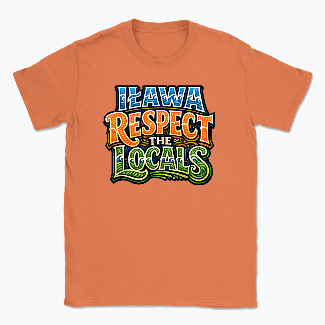 Iława respect the locals design - T-shirt