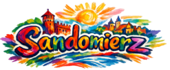 Alternative view of Kolorowy Sandomierz - T-shirt