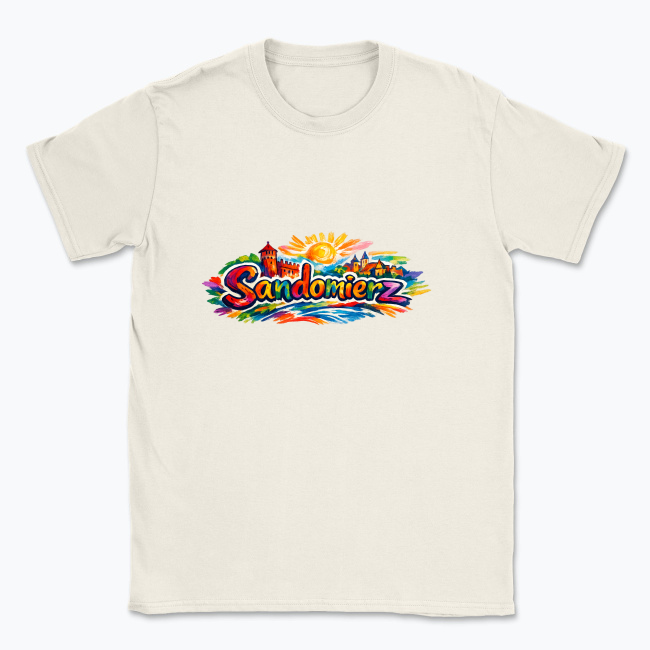 Kolorowy Sandomierz - T-shirt