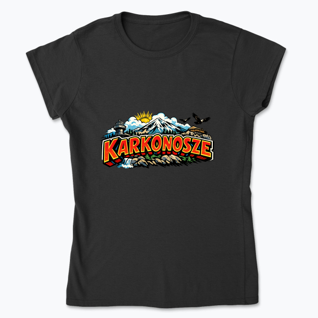 Komiksowe Karkonosze - Koszulka damska