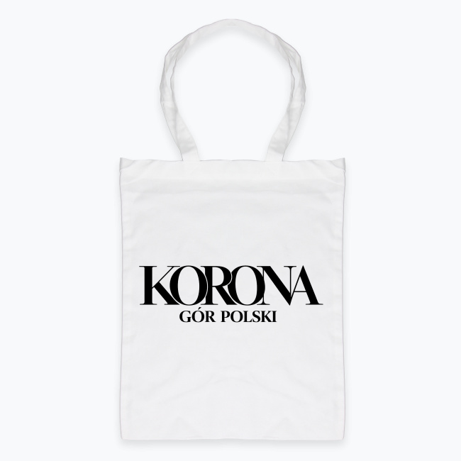 Korona Gór Polski logo design - Torba
