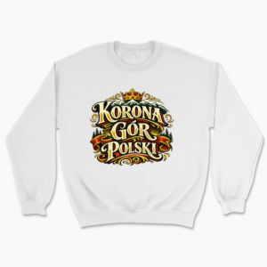 Korona Gór Polski typography - Bluza