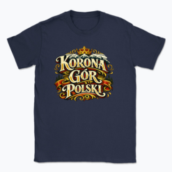 Korona Gór Polski typography - T-shirt
