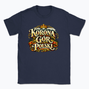 Korona Gór Polski typography - T-shirt