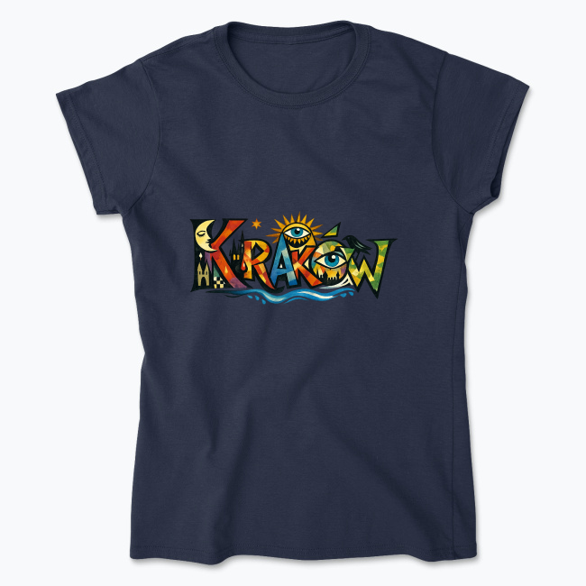 Kraków in avant-garde style - Koszulka damska